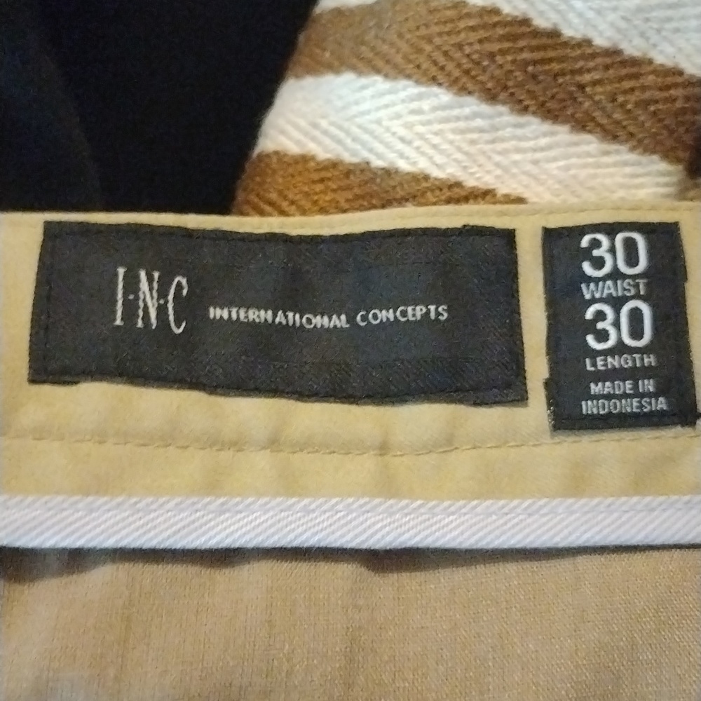 Men's INC international concepts khaki - Picture 2 of 6